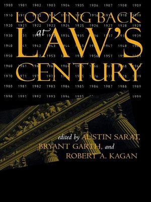 cover image of Looking Back at Law's Century